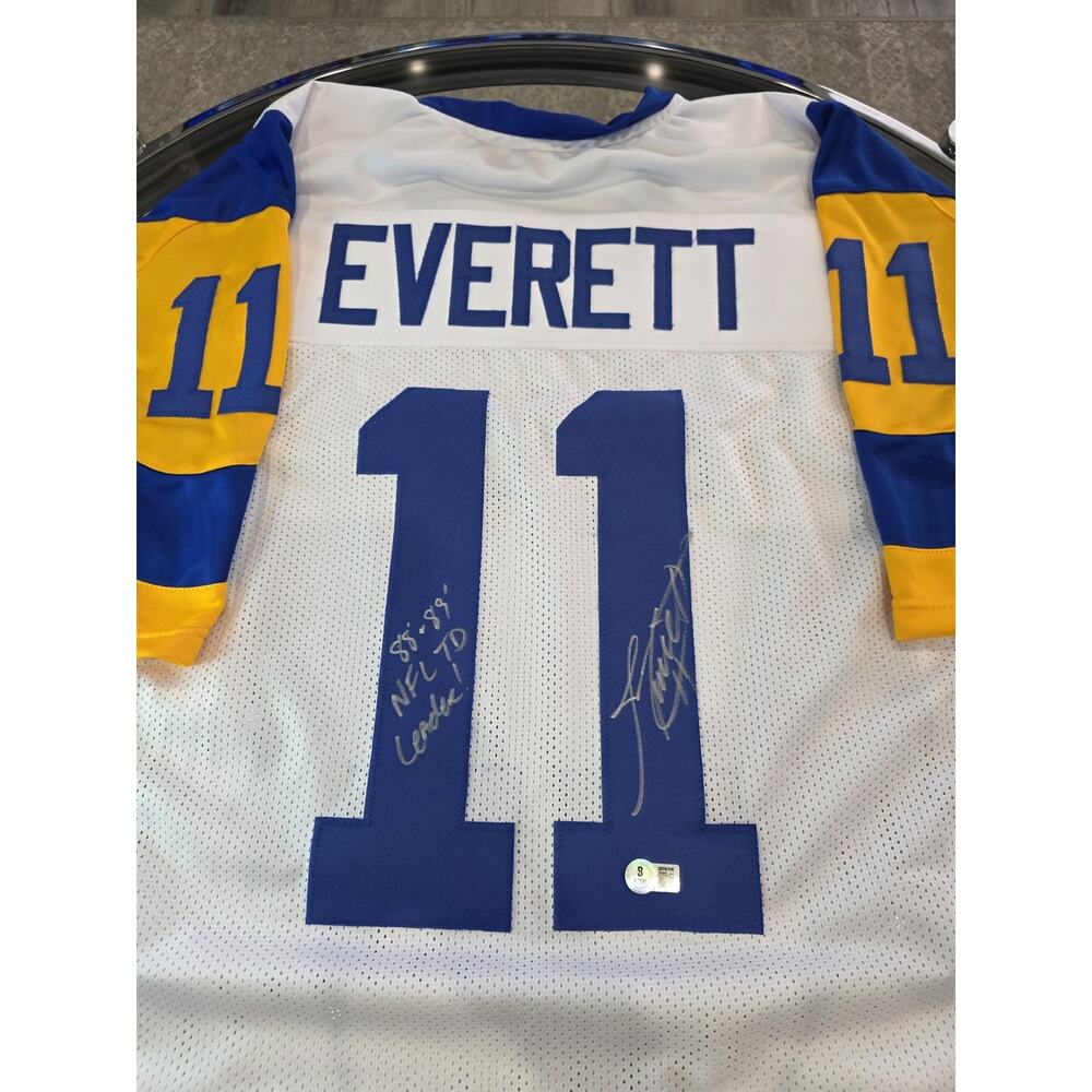 Jim Everett Autographed/Signed Jersey Beckett Whi… - image 1